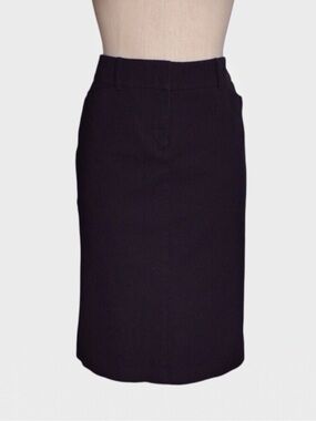 New York & Company Stretch Cotton Tailored Pencil Skirt